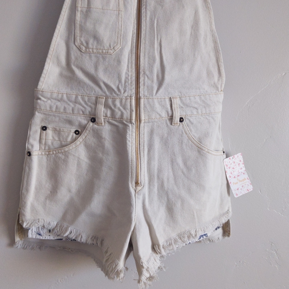 🆕🌿FREE PEOPLE JEAN OVERALLS🌿 - Picture 4 of 10